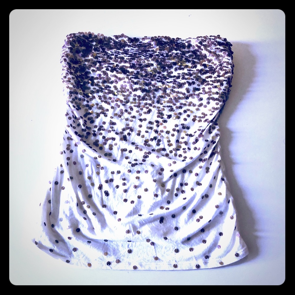 Express Sequin Tube Top